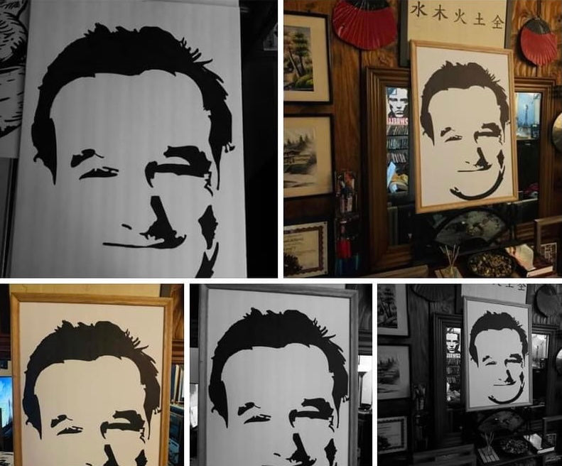 Robin Williams painting. 1 of 1