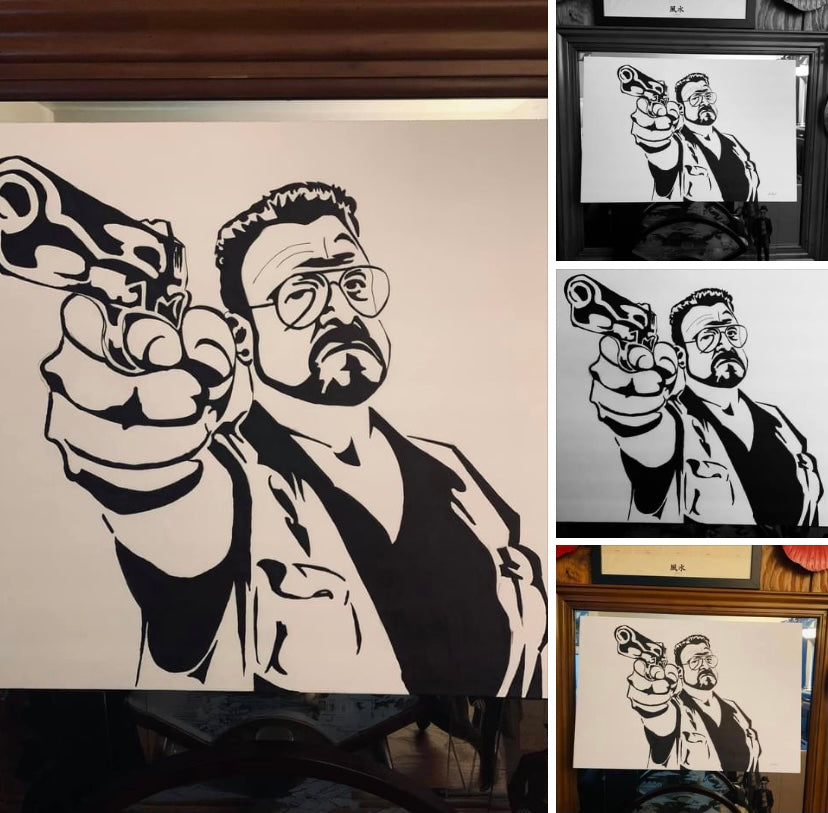 Louis Fyne Painting from The Big Lebowski. 1 of 1