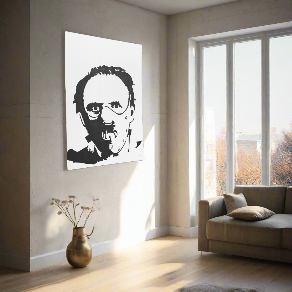 Hannibal Lecter from The Silence of the Lambs painting, 1 of 1