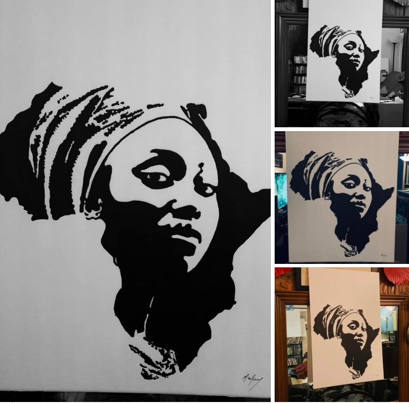 African Queen Painting. 1 of 1