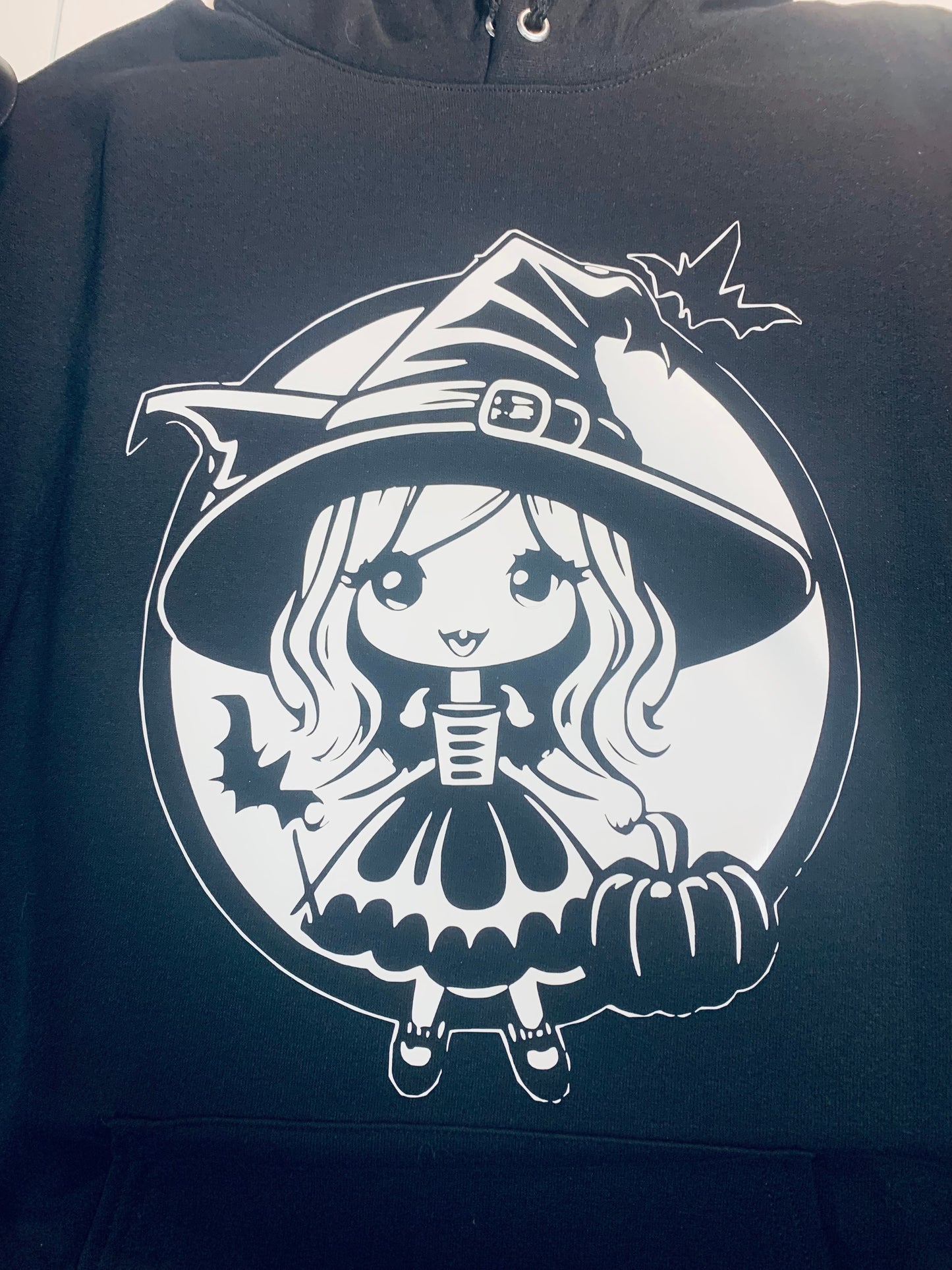 Little Witch Graphic Hoodie Design