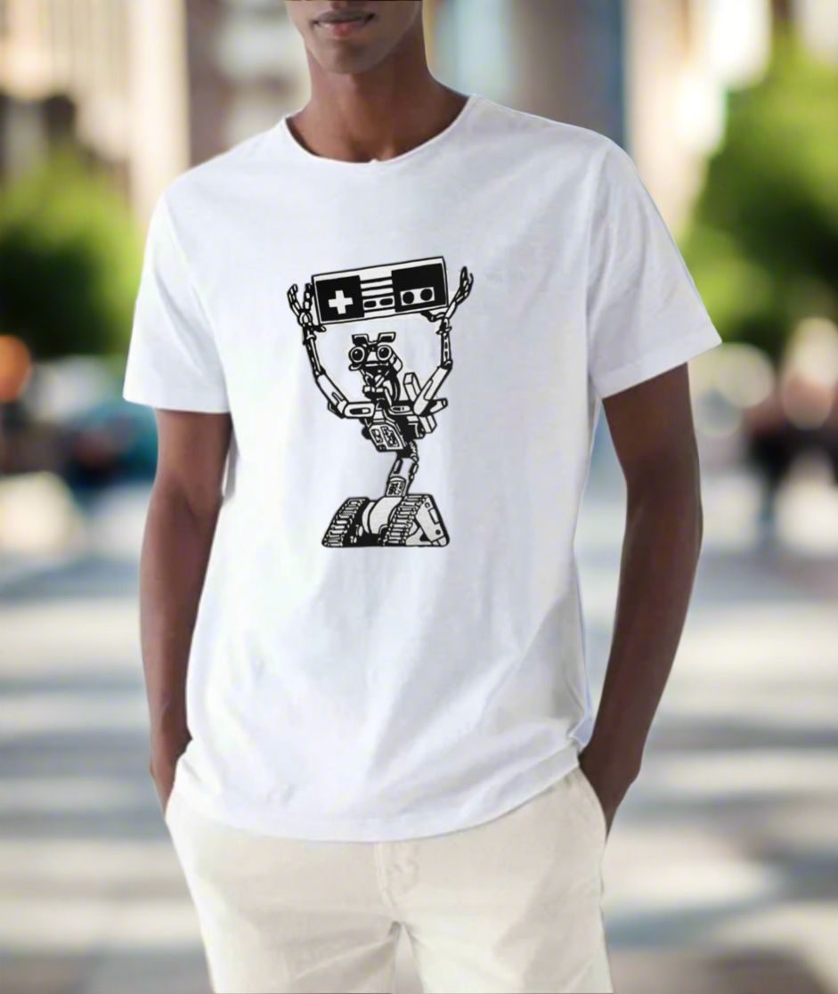 “Play Anything” Short Circuit inspired Graphic T-shirt