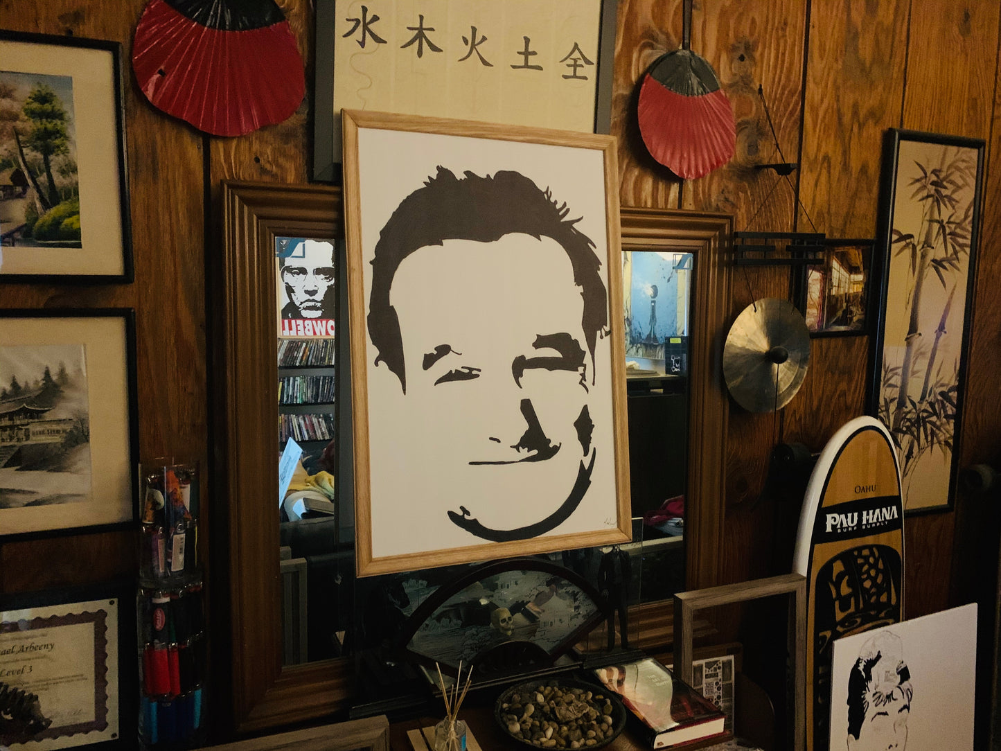 Robin Williams painting. 1 of 1