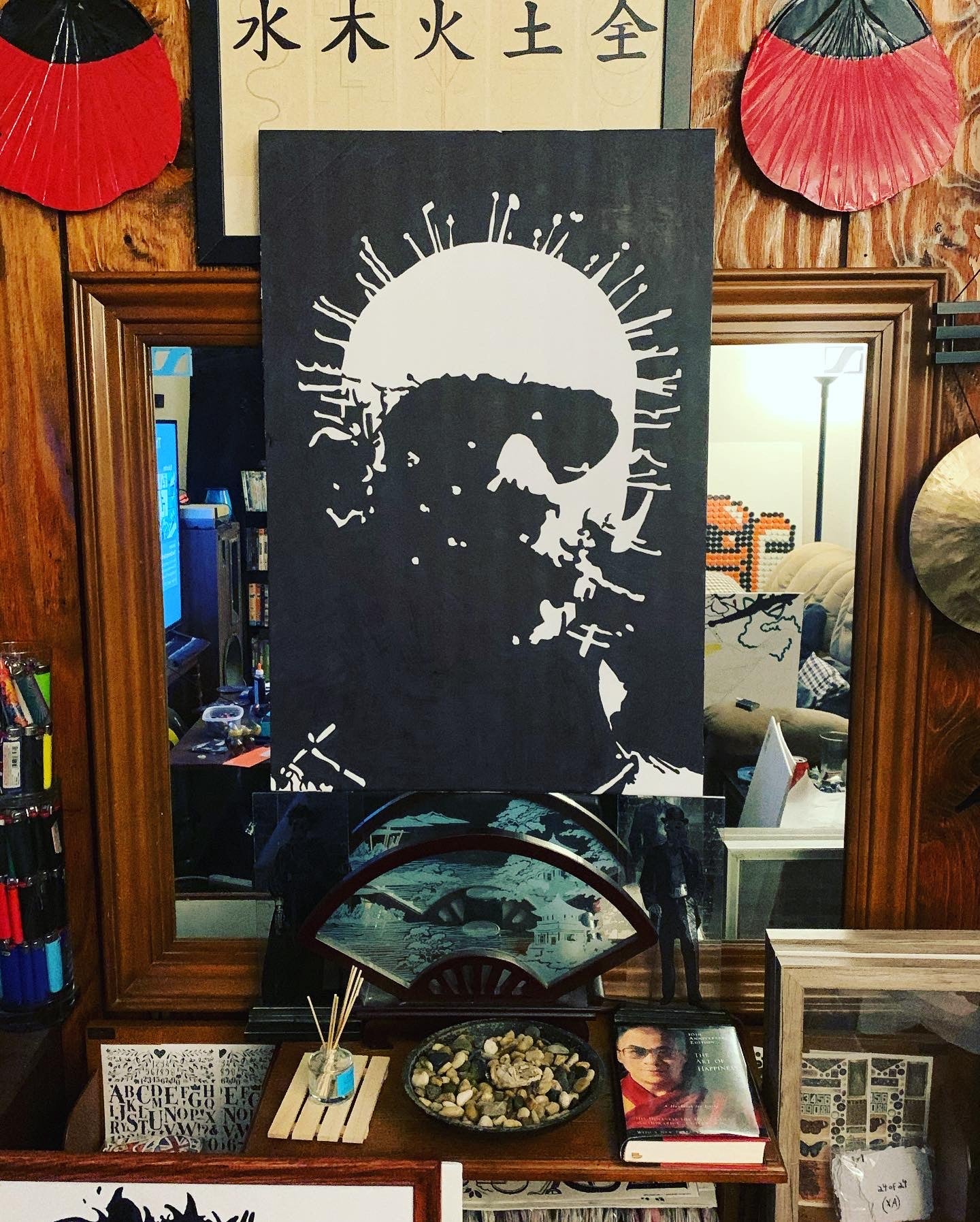 Pinhead from the movie Hellraiser painting, 1 of 1
