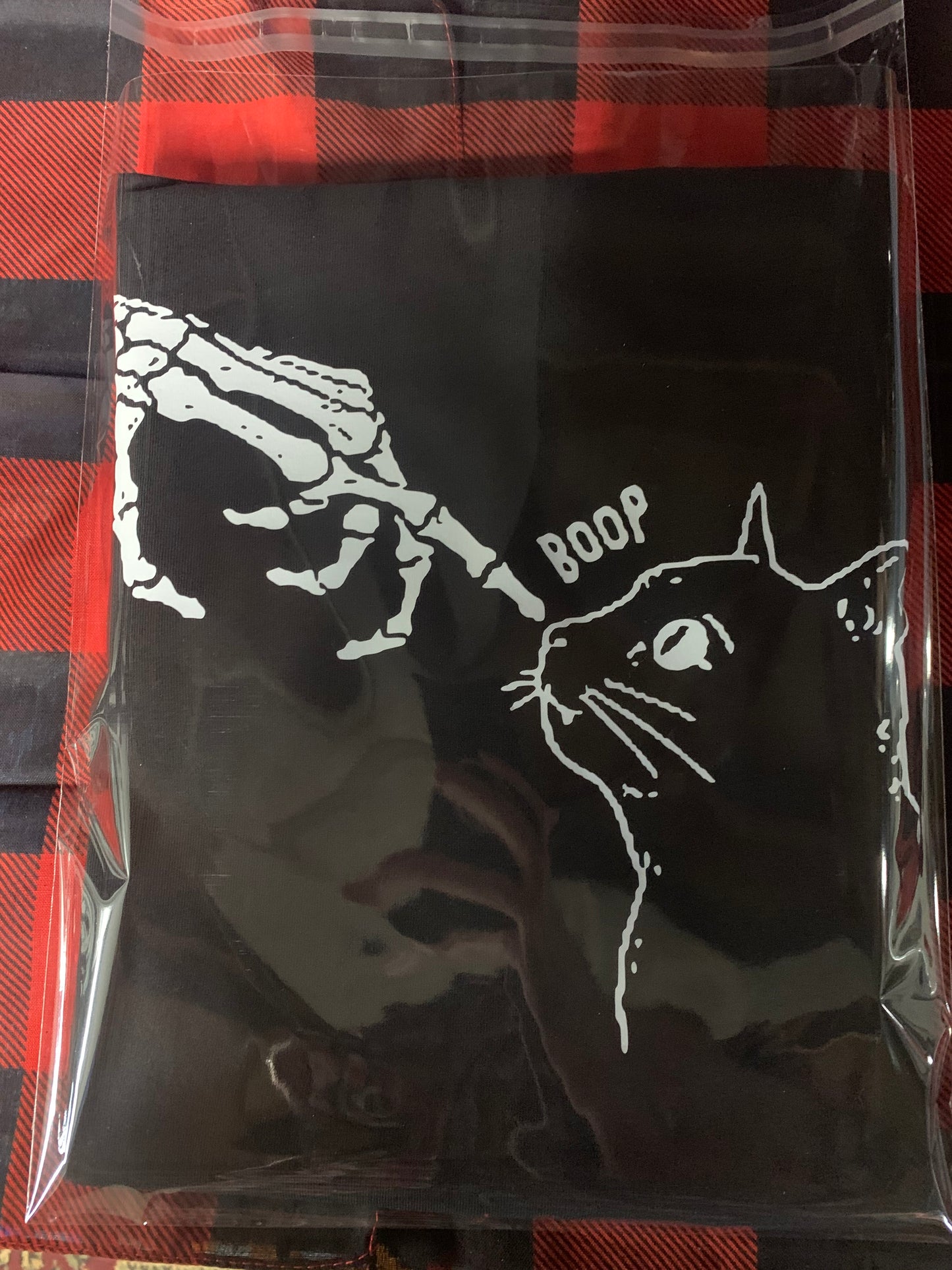 Skeleton BooP Kitty Graphic Design Hoodie