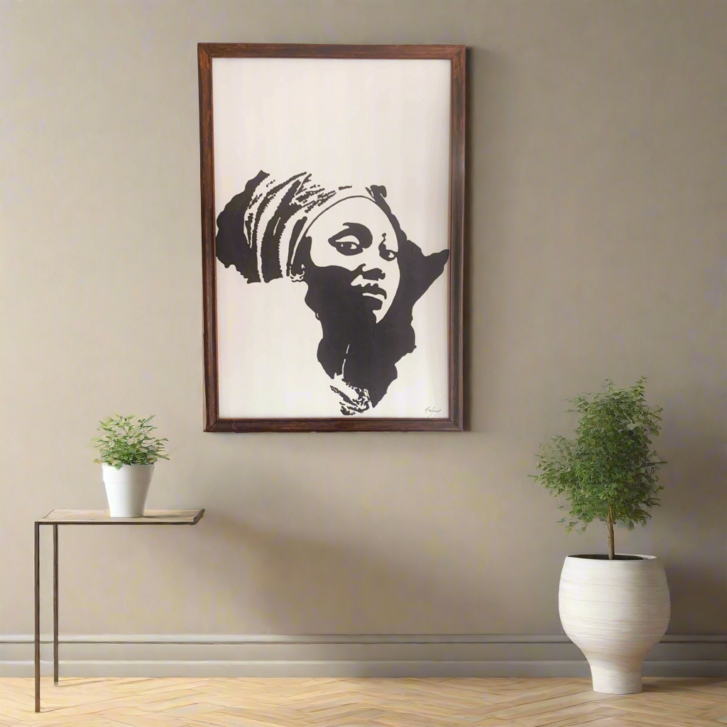 African Queen Painting. 1 of 1