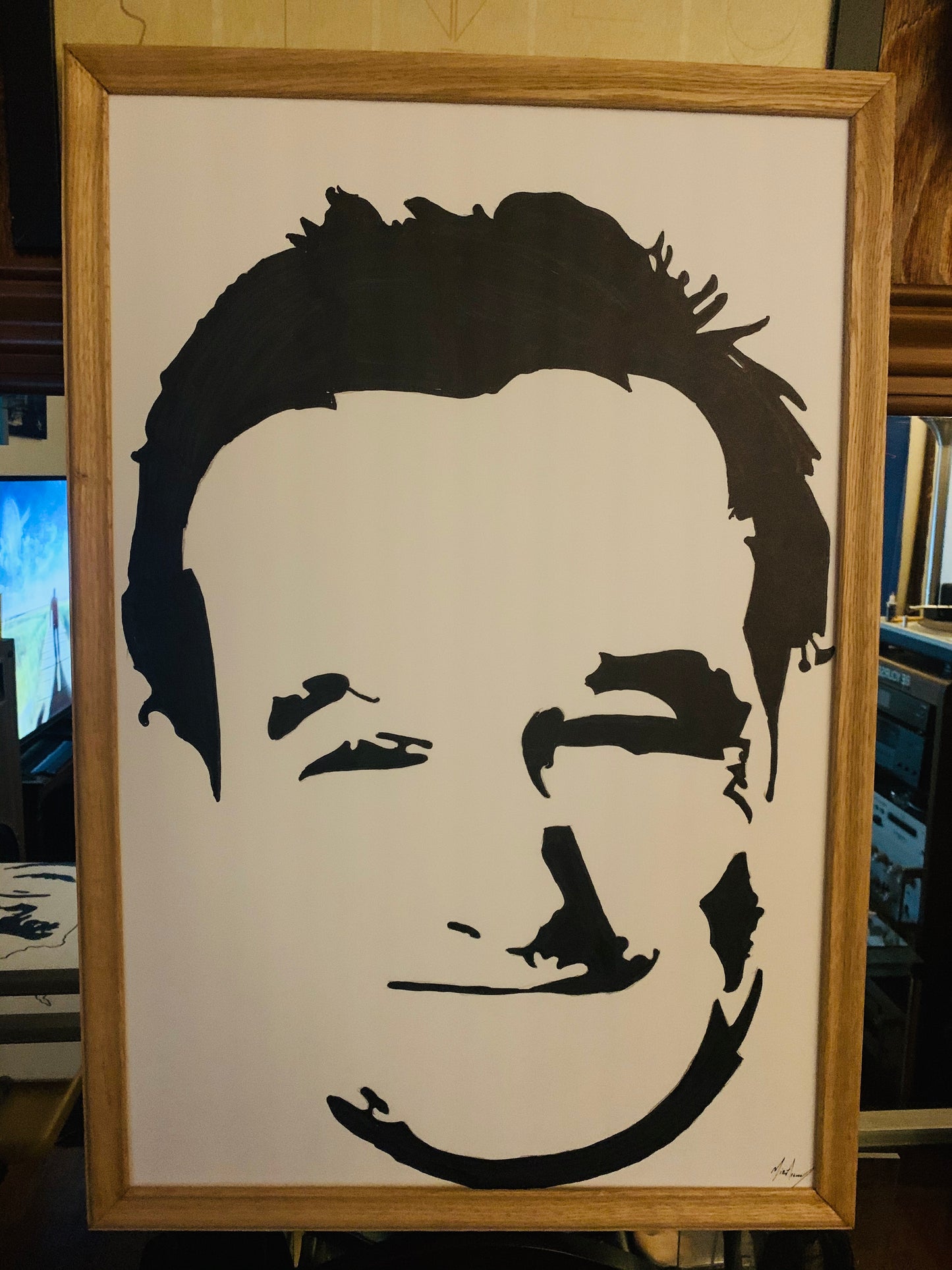 Robin Williams painting. 1 of 1