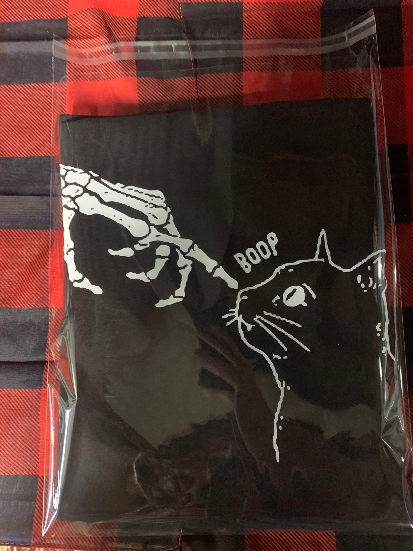 Skeleton BooP Kitty Graphic Design Hoodie
