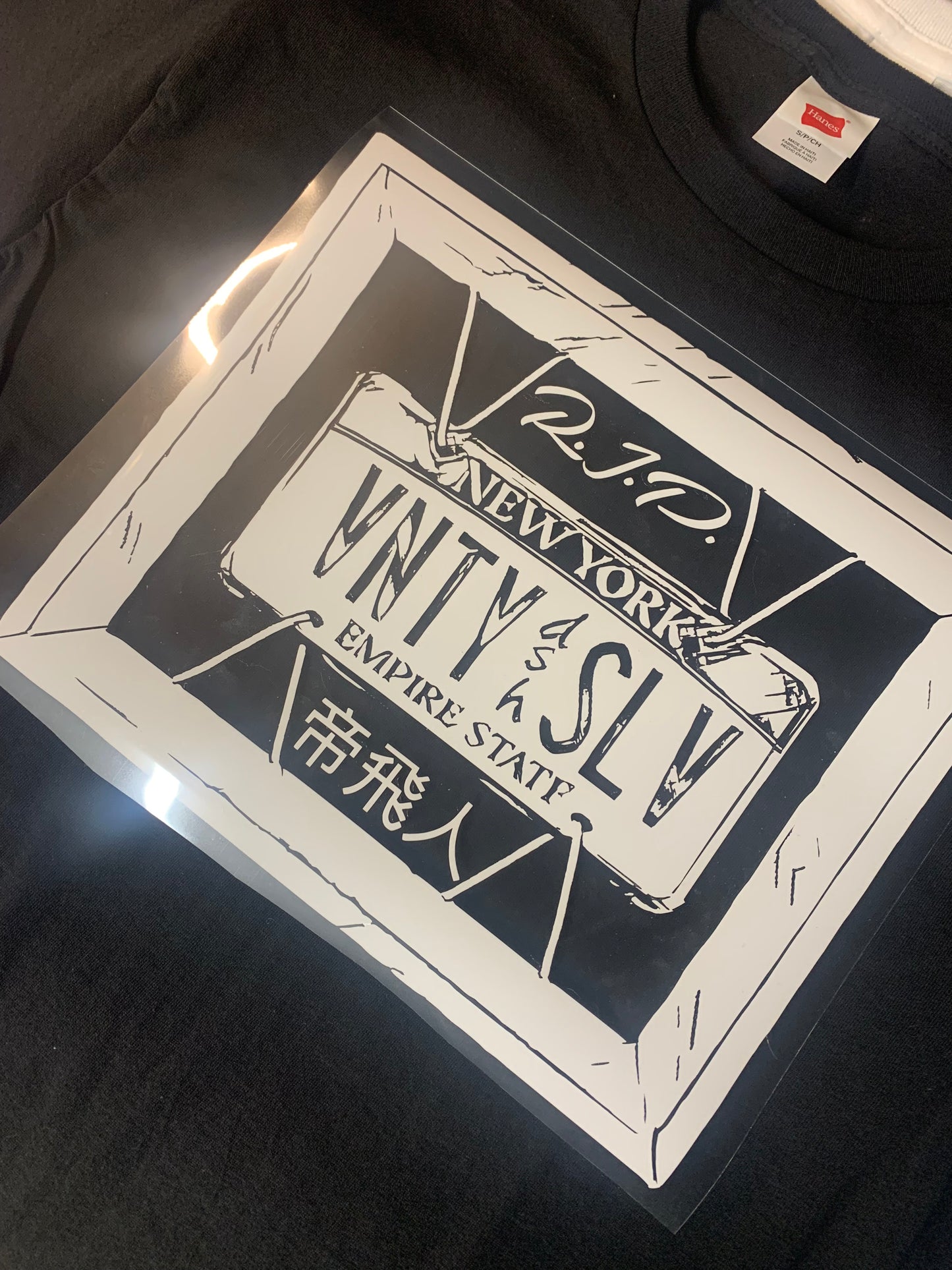 David Holloway Commemorative "Vanity-Slave License Plate" Graphic