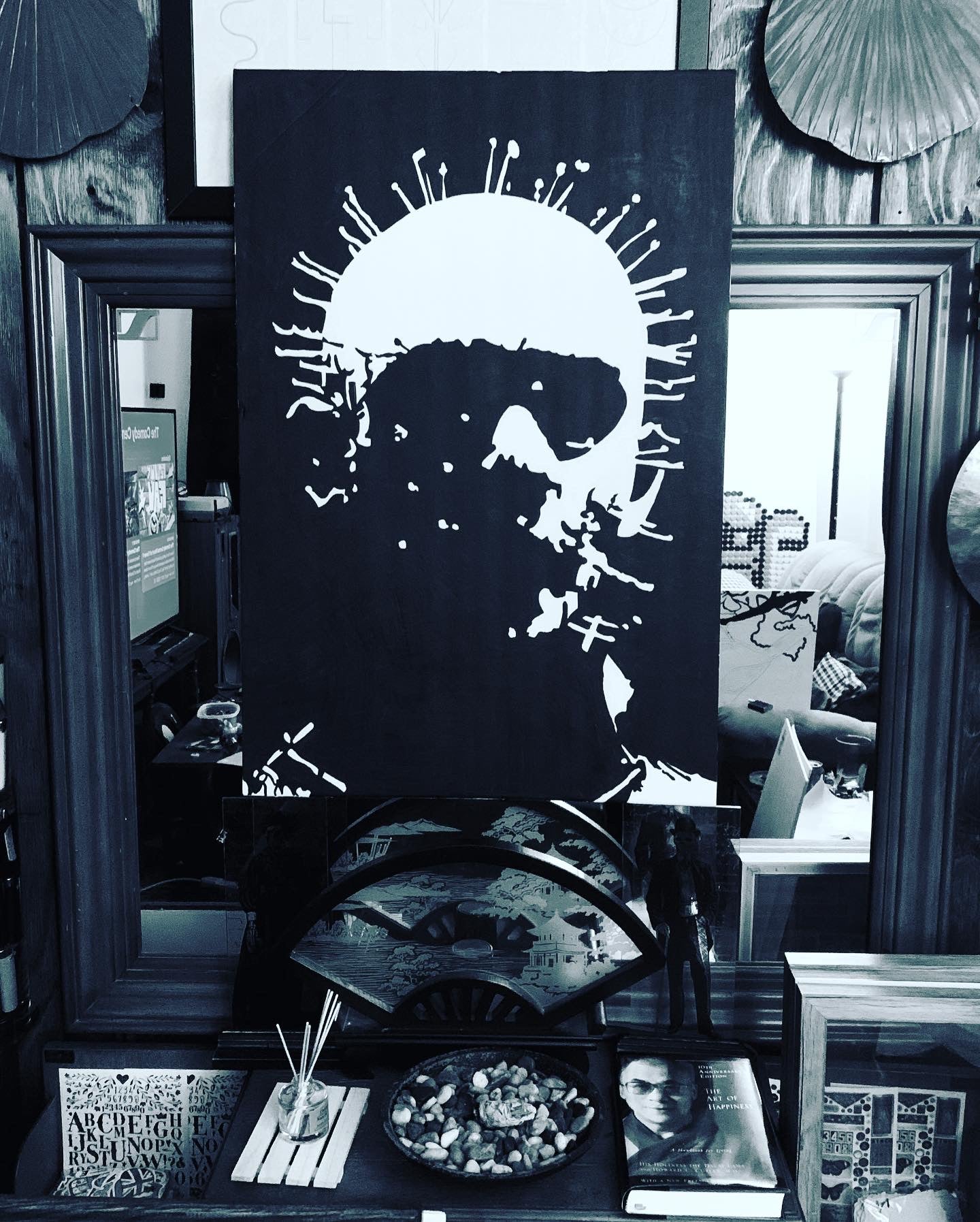 Pinhead from the movie Hellraiser painting, 1 of 1