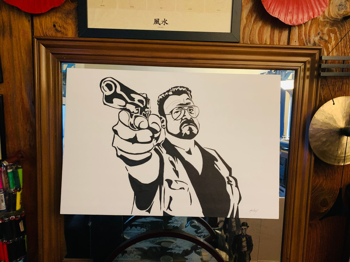 Louis Fyne Painting from The Big Lebowski. 1 of 1