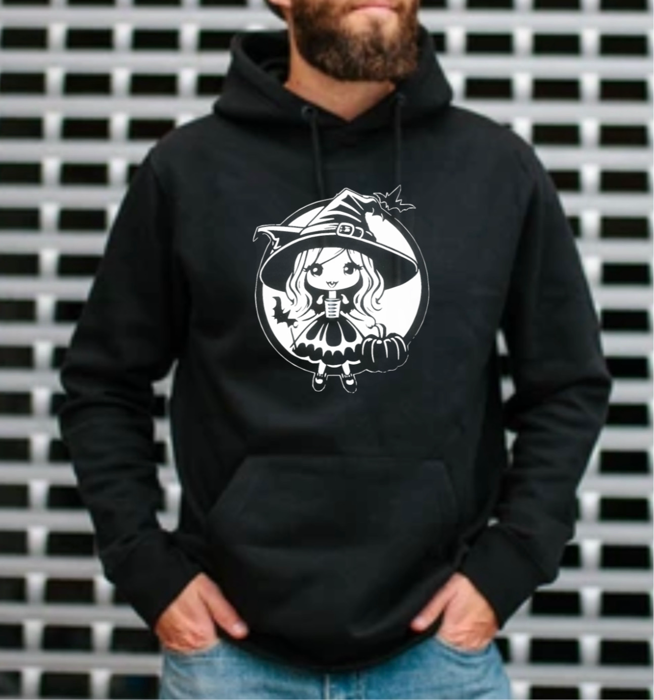 Little Witch Graphic Hoodie Design