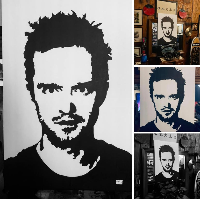 Heisenberg and Jessie Pinkman painting duo, from Breaking Bad 2 of 2