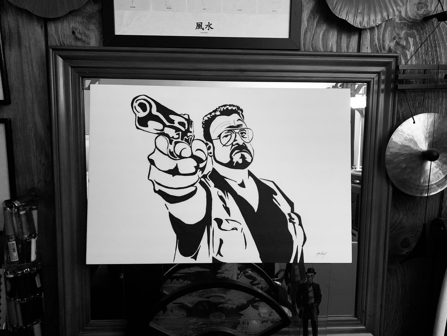 Louis Fyne Painting from The Big Lebowski. 1 of 1