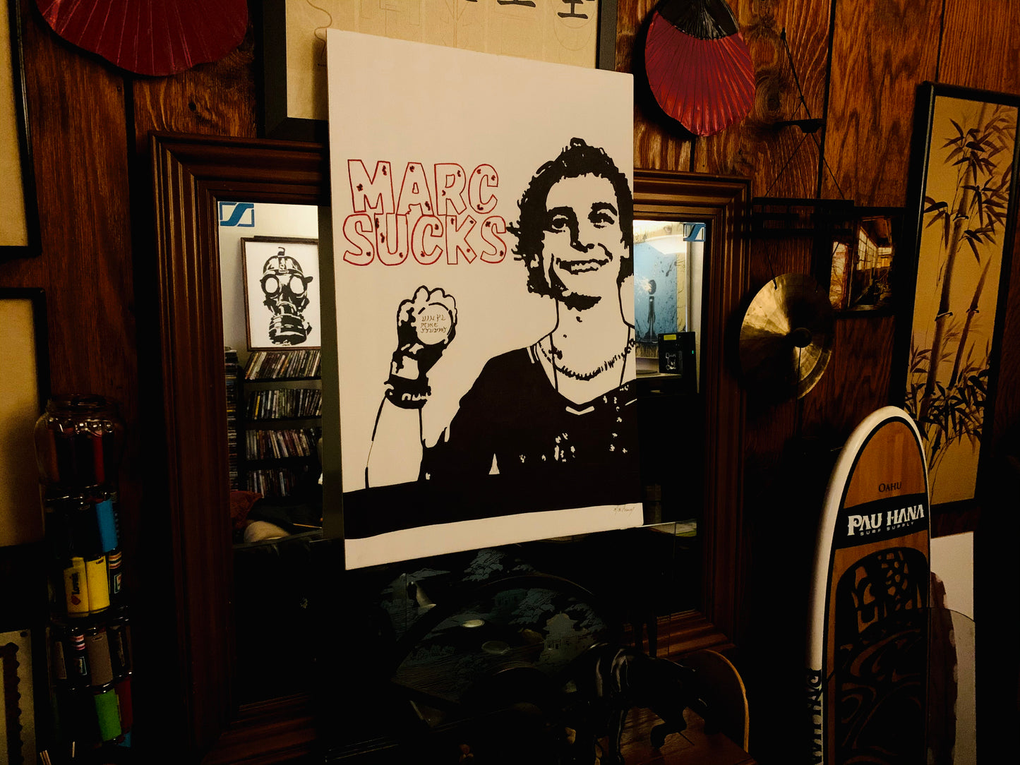 “Marc Sucks” Painting, From the Movie Empire Records. 1 of 1