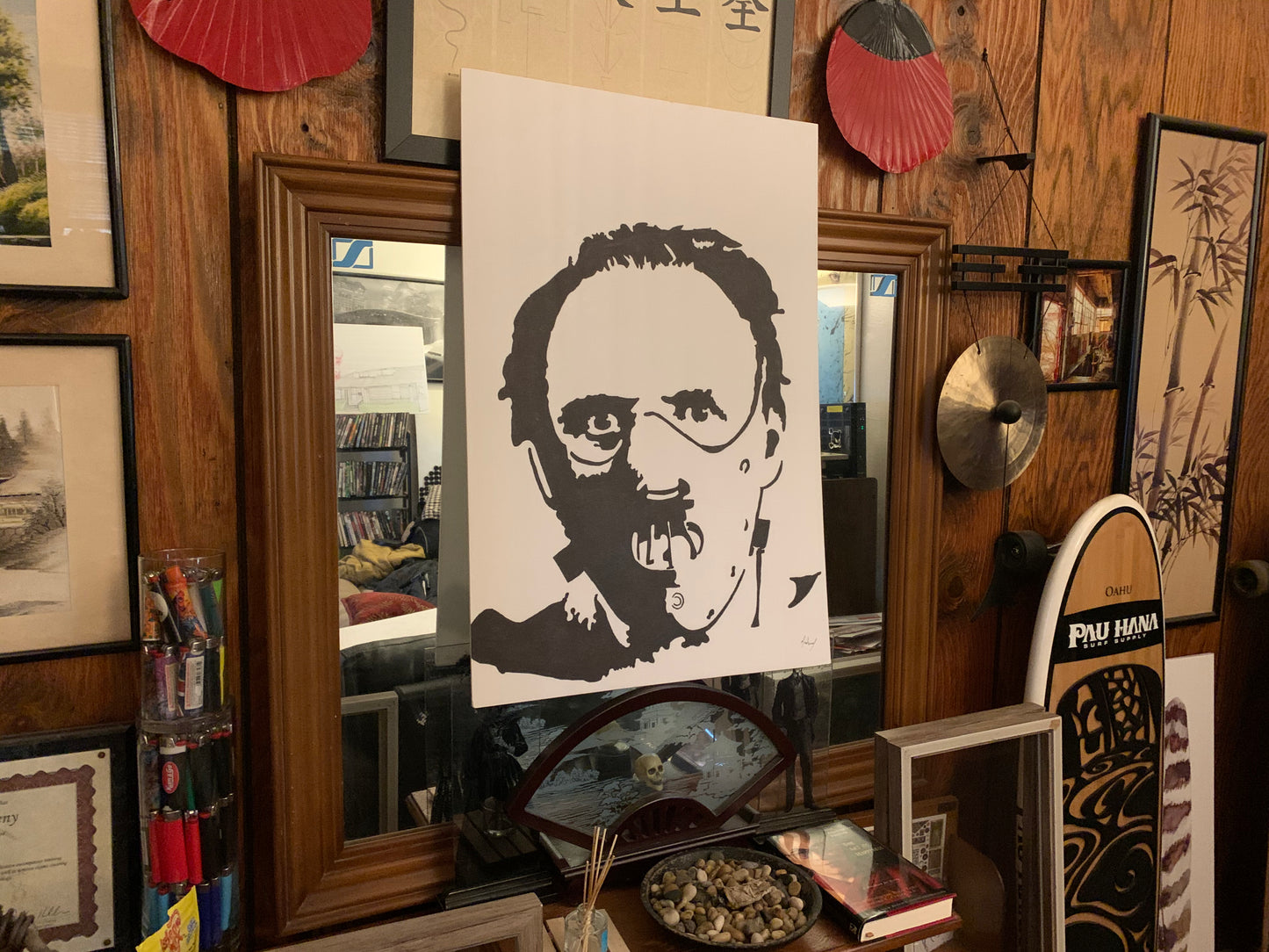 Hannibal Lecter from The Silence of the Lambs painting, 1 of 1