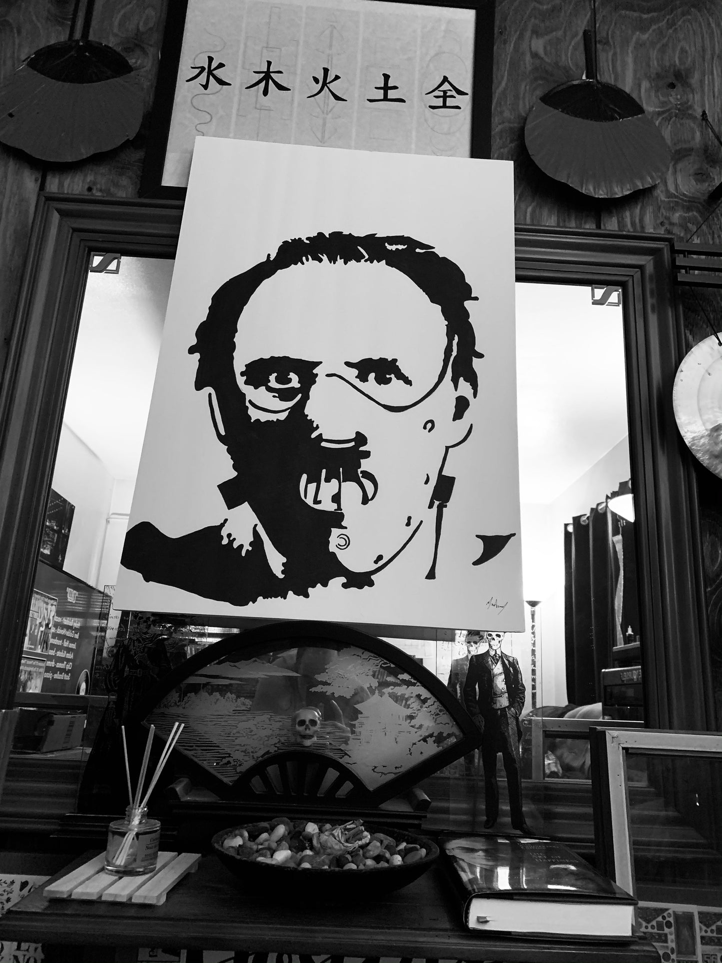 Hannibal Lecter from The Silence of the Lambs painting, 1 of 1