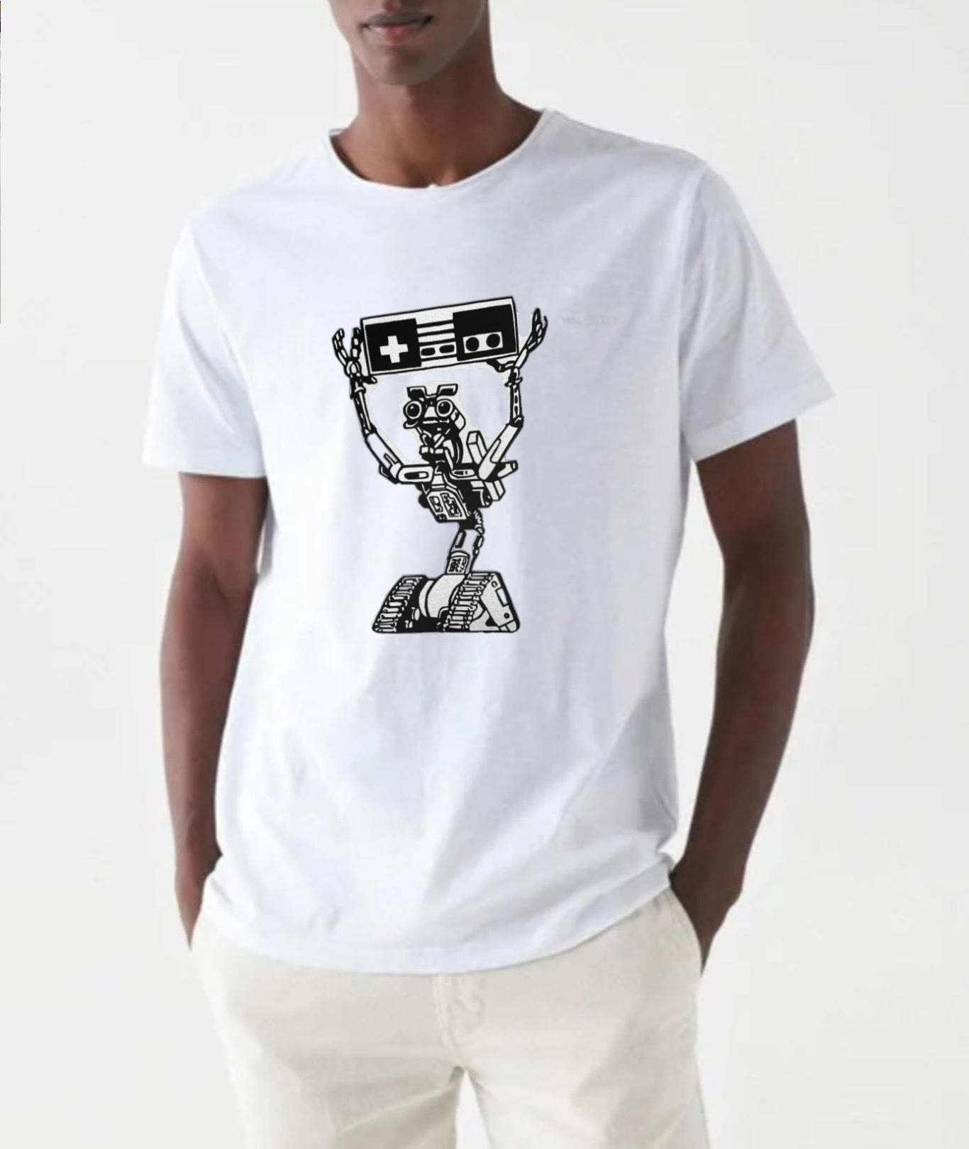 “Play Anything” Short Circuit inspired Graphic T-shirt