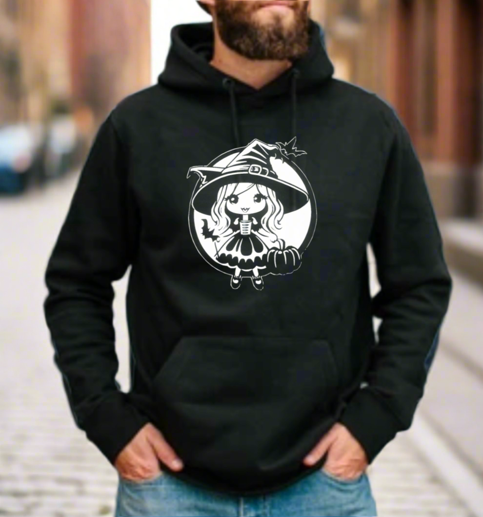 Little Witch Graphic Hoodie Design