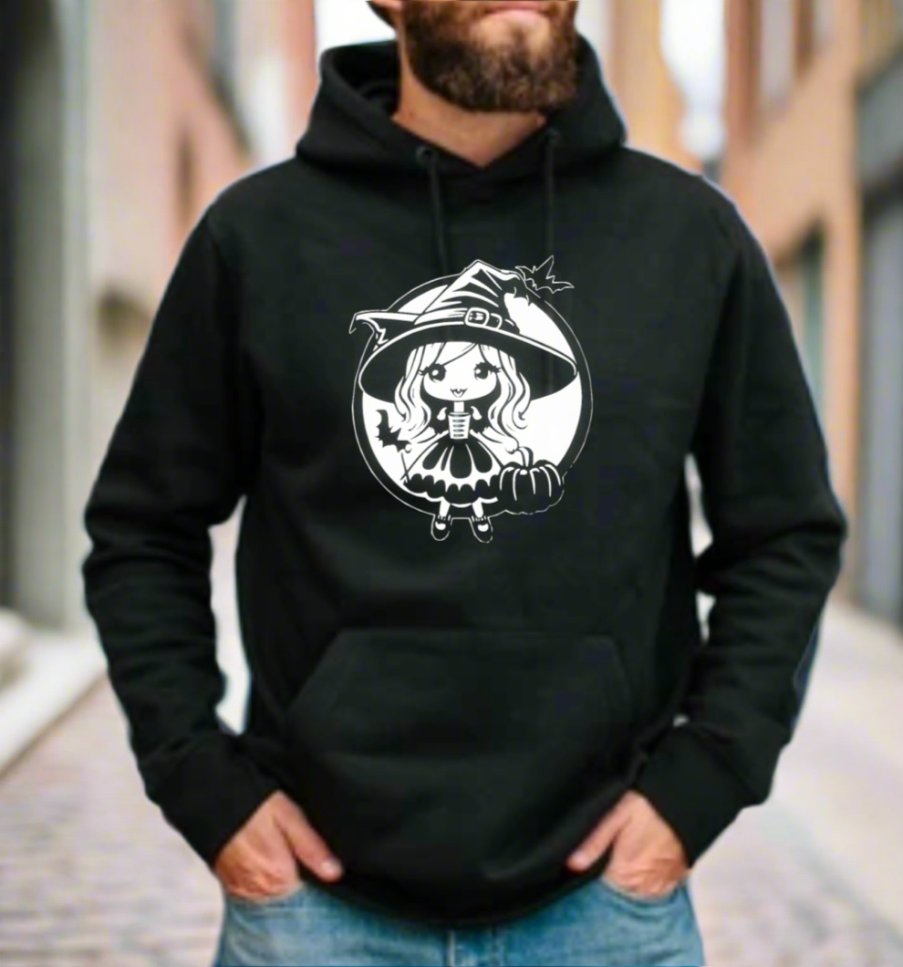 Little Witch Graphic Hoodie Design