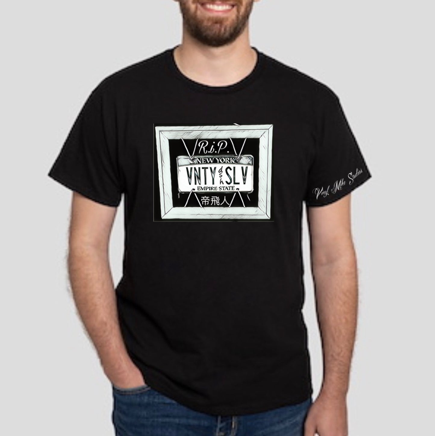David Holloway Commemorative "Vanity-Slave License Plate" Graphic