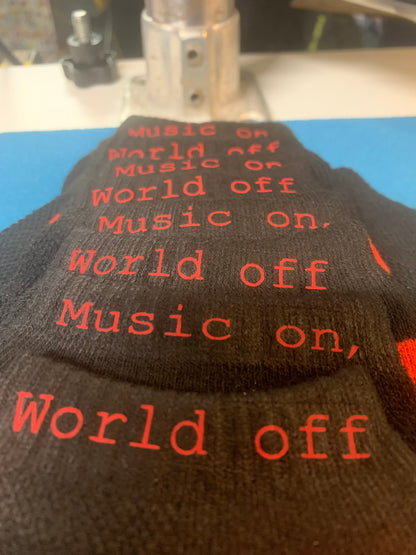 Music On, World Off Ankle Socks