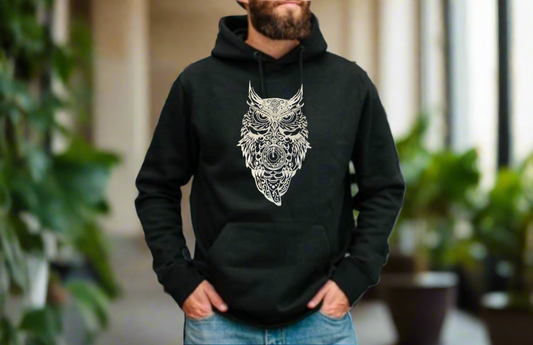 Stunning Owl Graphic Design Hoodie