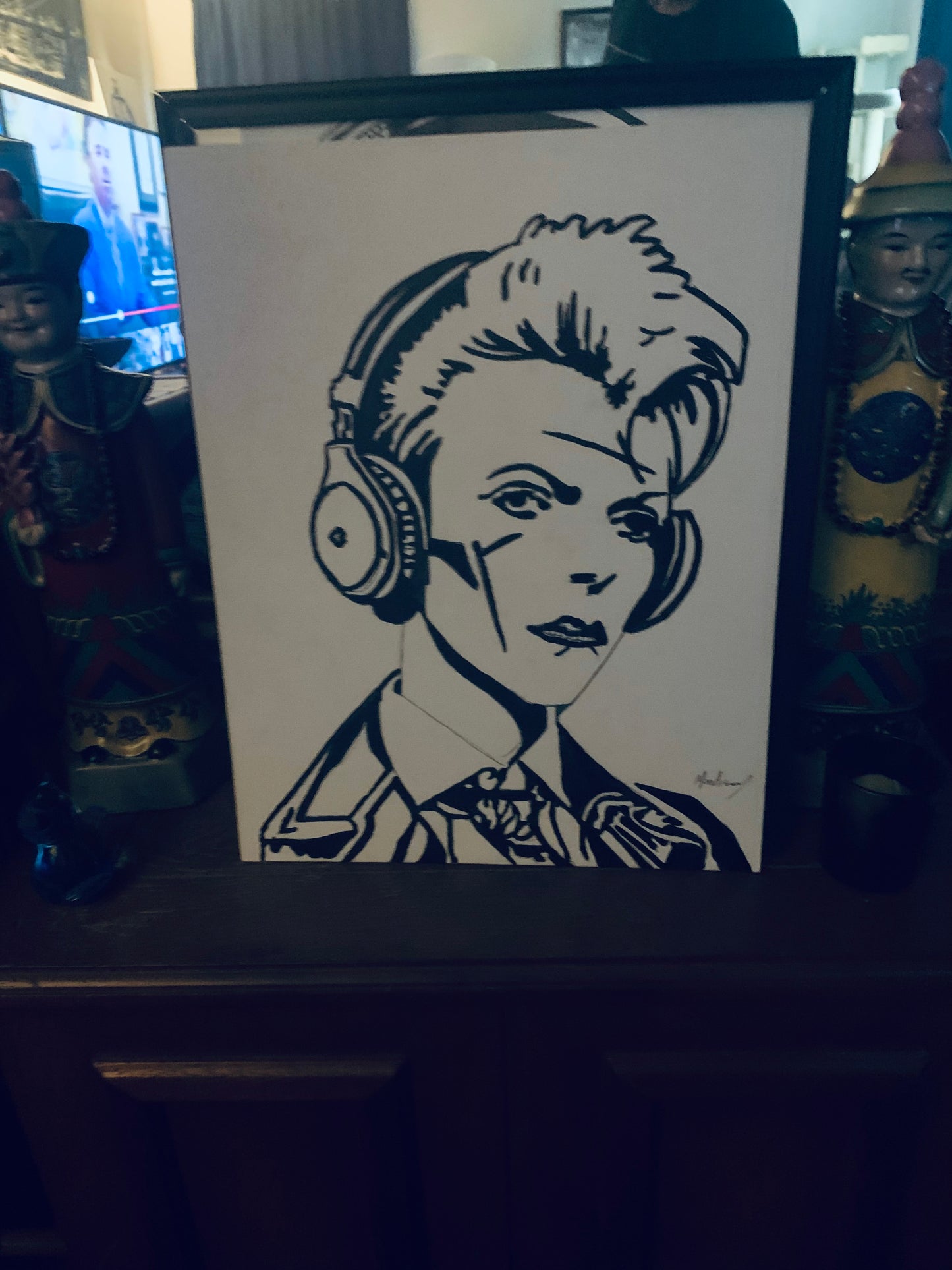 Steampunk David Bowie Painting. 1 of 1