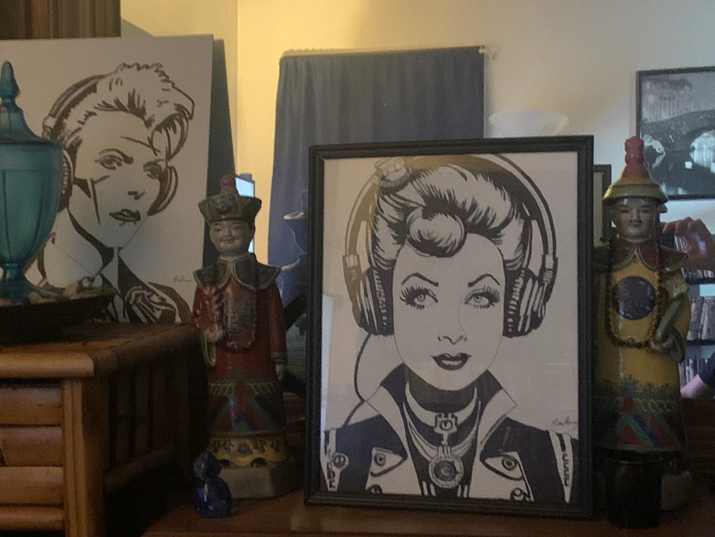 Steampunk Lucille Ball Painting 1 of 1