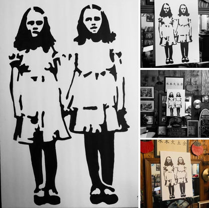 The Grady Twins Painting From the movie “The Shining” 1 of 1