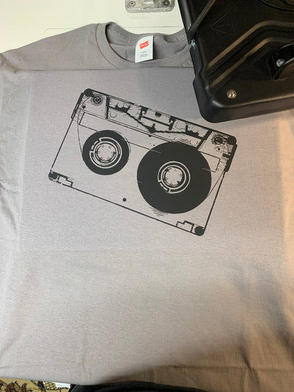 Classic Cassette Tape graphic T-shirt