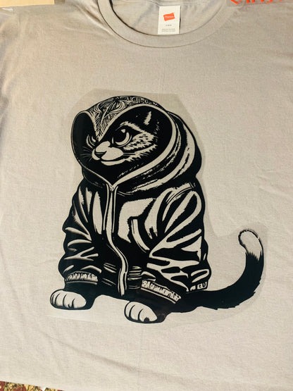 Assassin Kitty graphic design hoodie