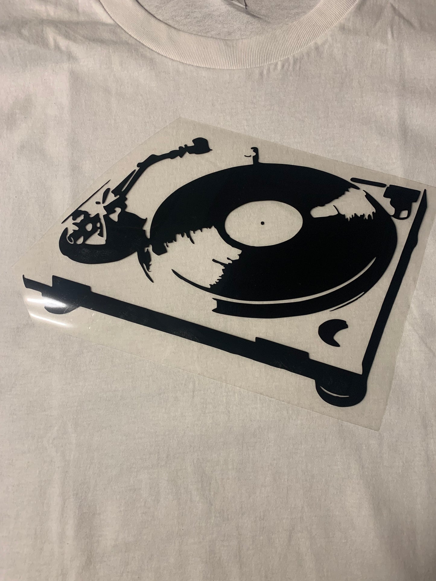 DJ Turntable Graphic Hoodie Design