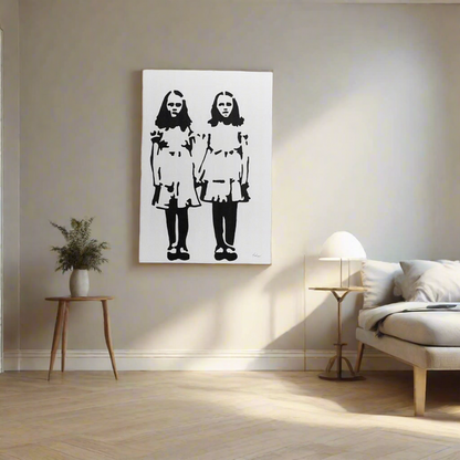 The Grady Twins Painting From the movie “The Shining” 1 of 1