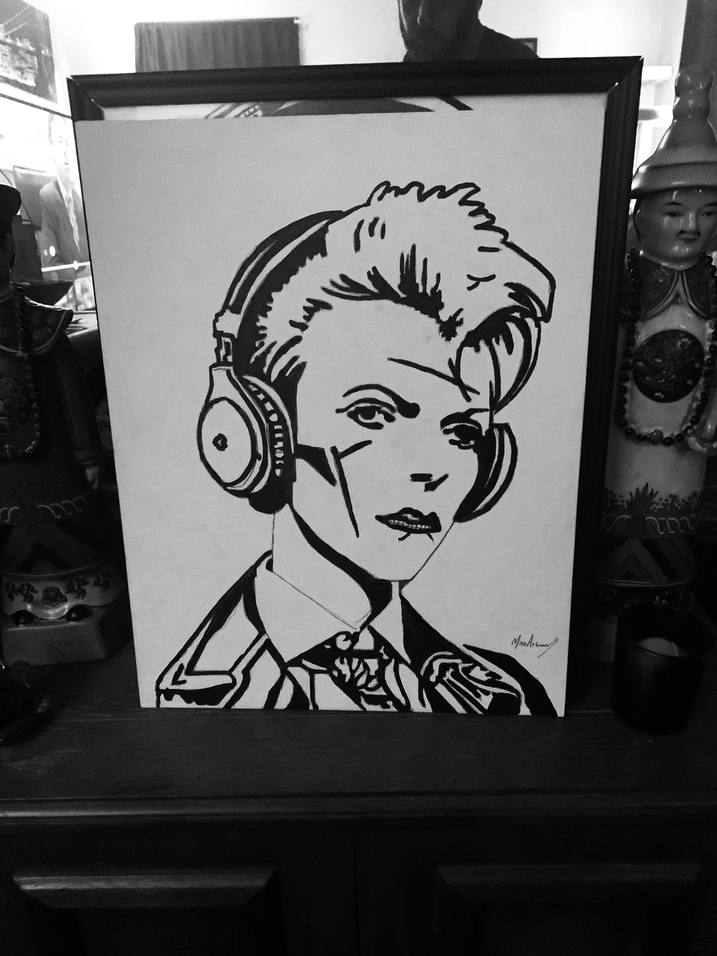 Steampunk David Bowie Painting. 1 of 1