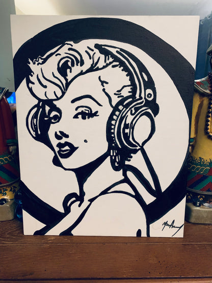 Steampunk Marilyn Monroe Painting 1 of 1