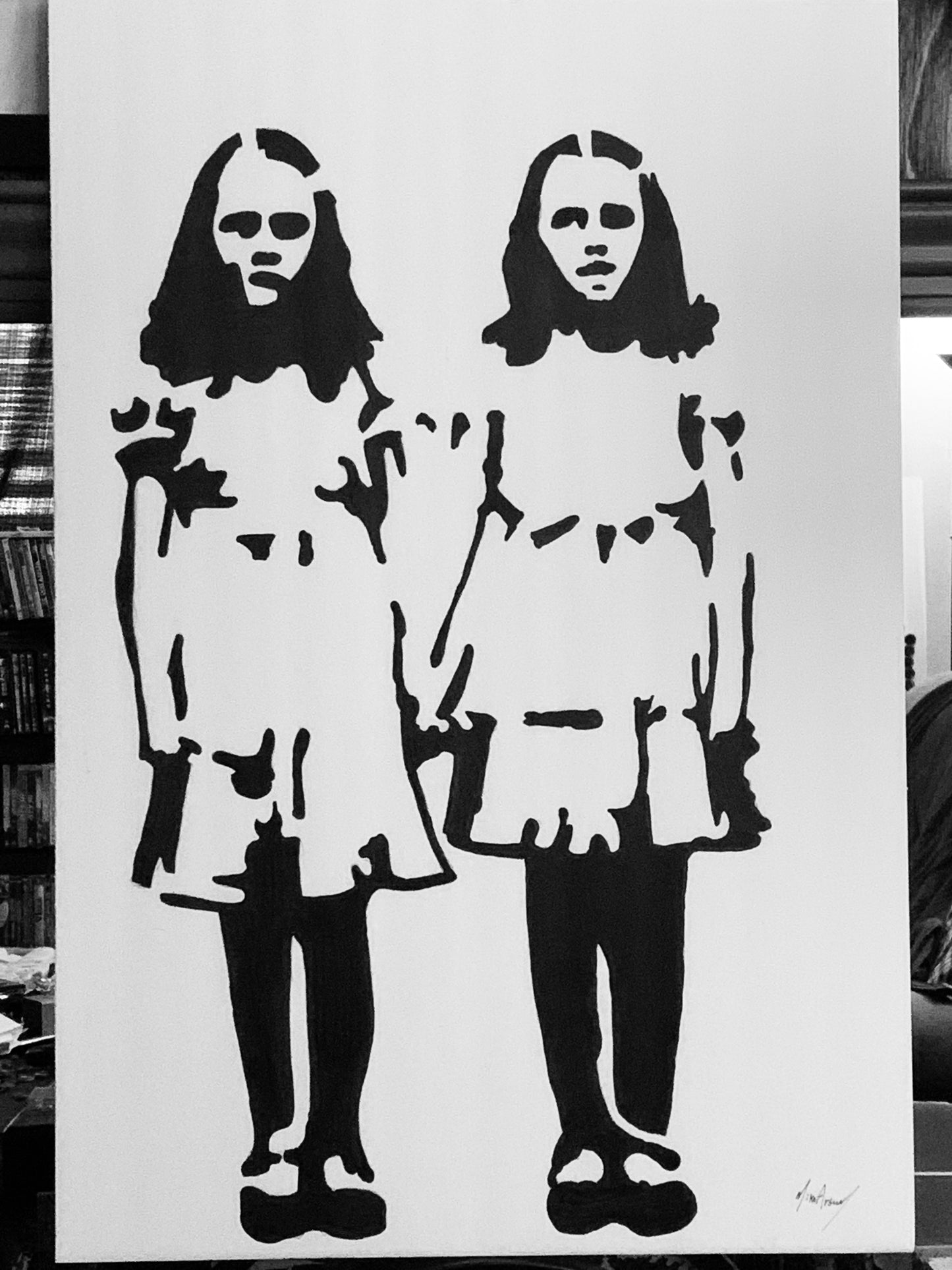 The Grady Twins Painting From the movie “The Shining” 1 of 1