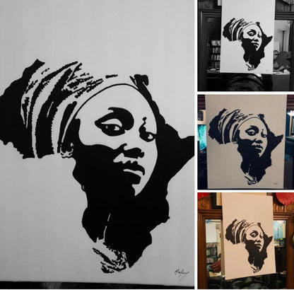 African Queen Painting.  1 of 1