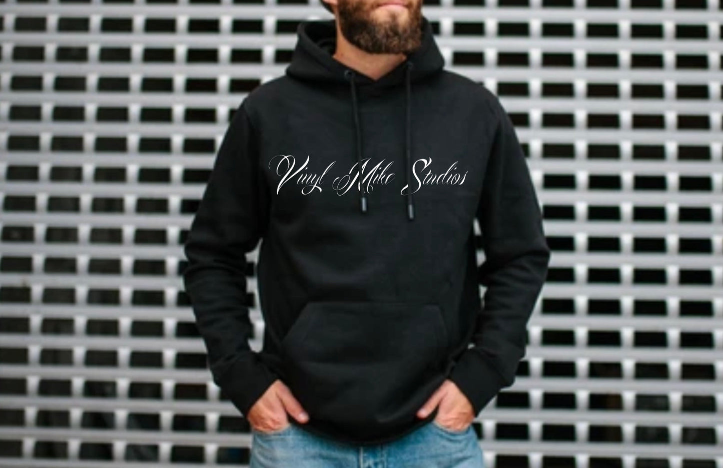 Vinyl Mike Studios Signature Logo Graphic Hoodies