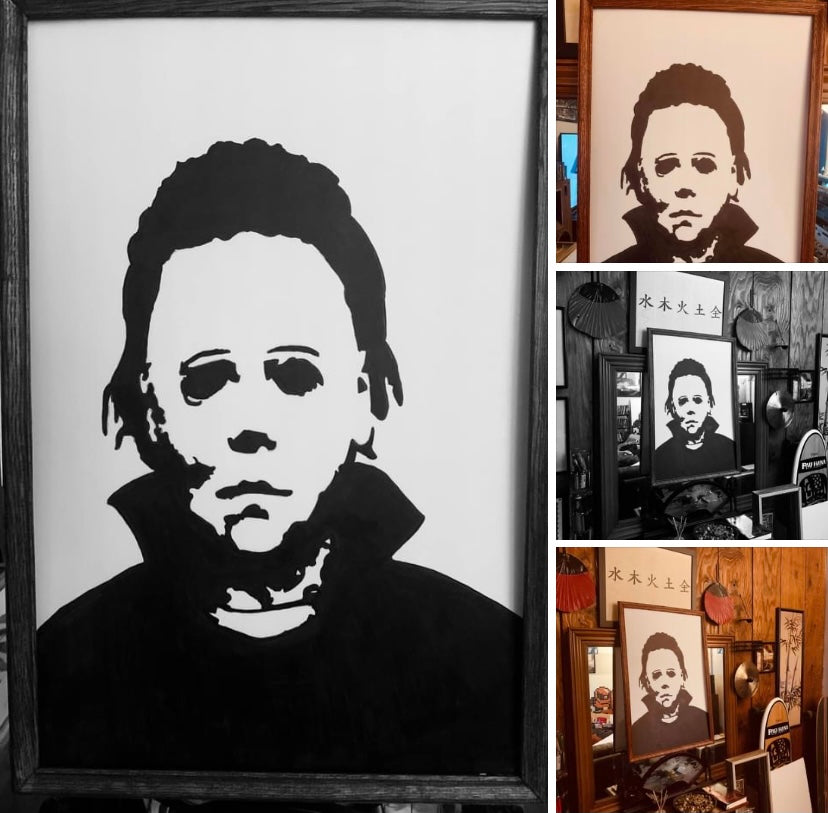 Michael Myers Painting from the horror movie Halloween 1 of 1