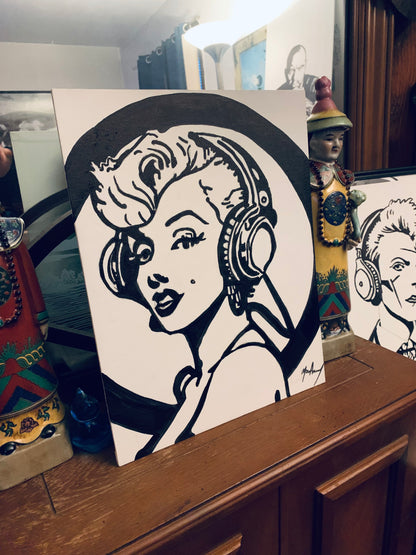 Steampunk Marilyn Monroe Painting 1 of 1