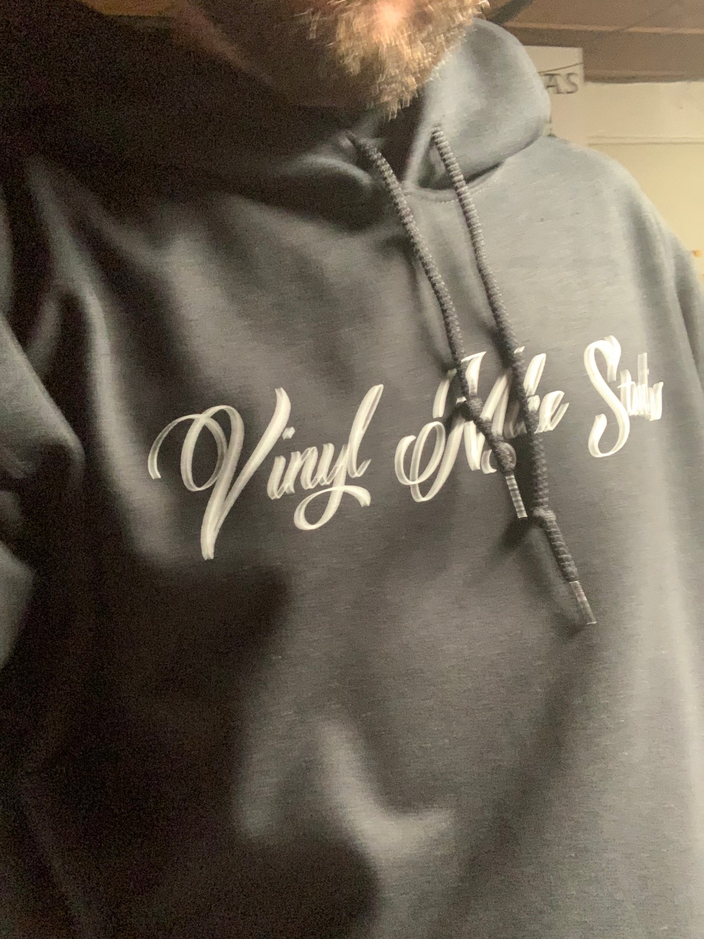 Vinyl Mike Studios Signature Logo Graphic Hoodies