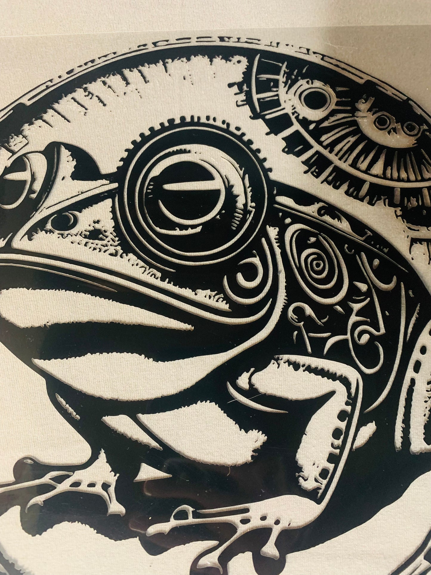 Steampunk Frog T-shirt design 1 of 3