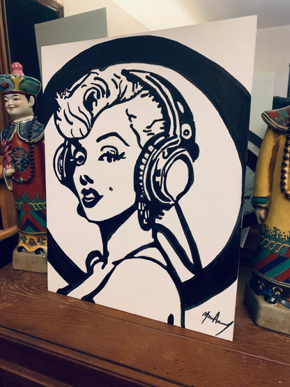 Steampunk Marilyn Monroe Painting 1 of 1