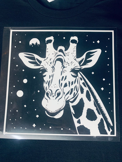 Giraffe in space