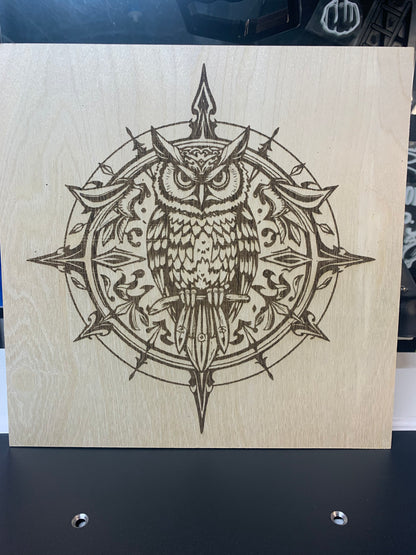 “Inner Wanderer” laser Engraved Wall Decor