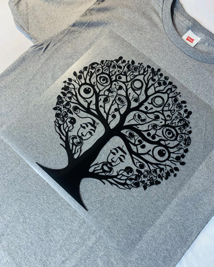 Salvador Deli inspired Hoodie Design Eyes in the Tree