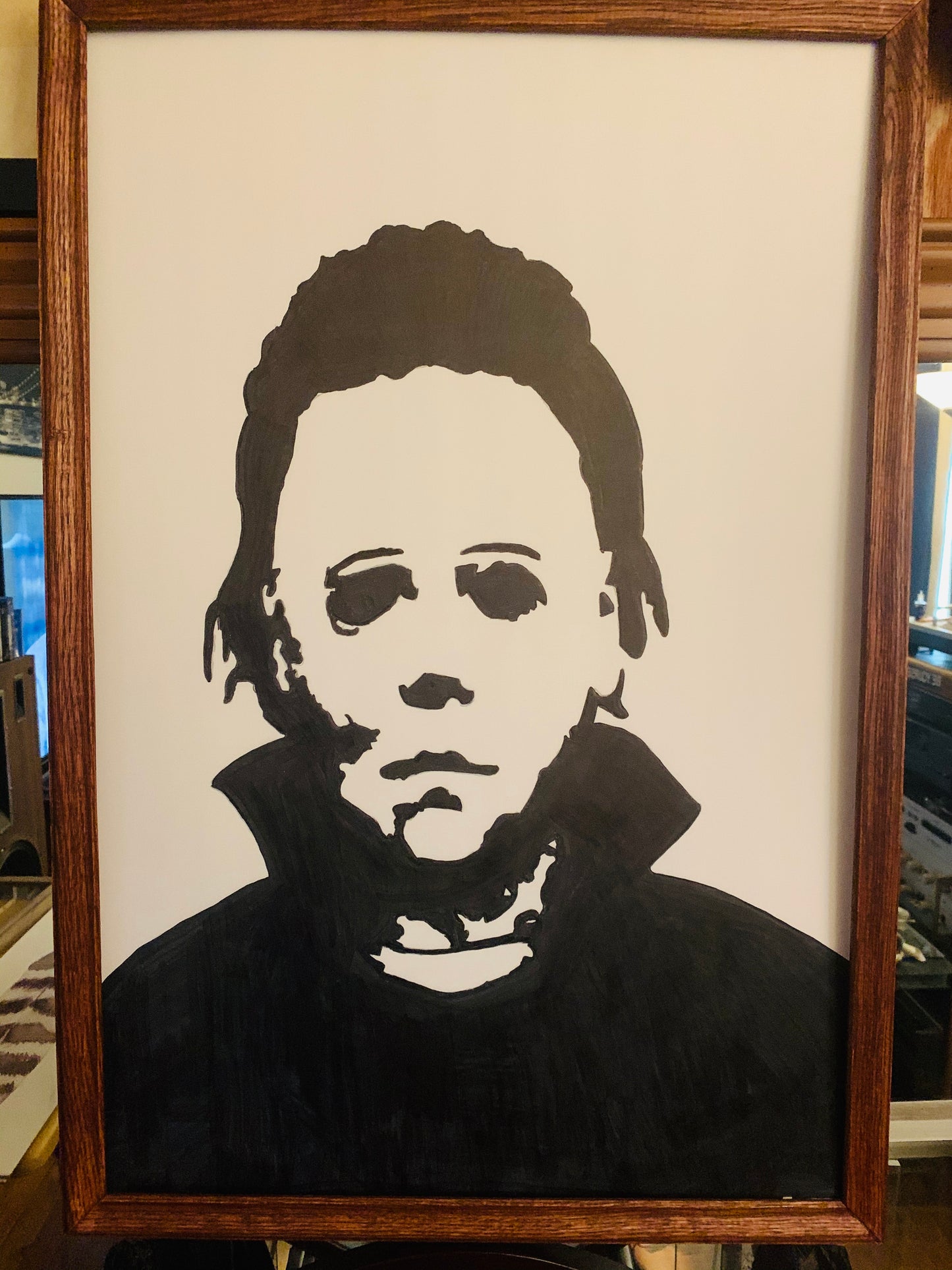 Michael Myers Painting from the horror movie Halloween 1 of 1