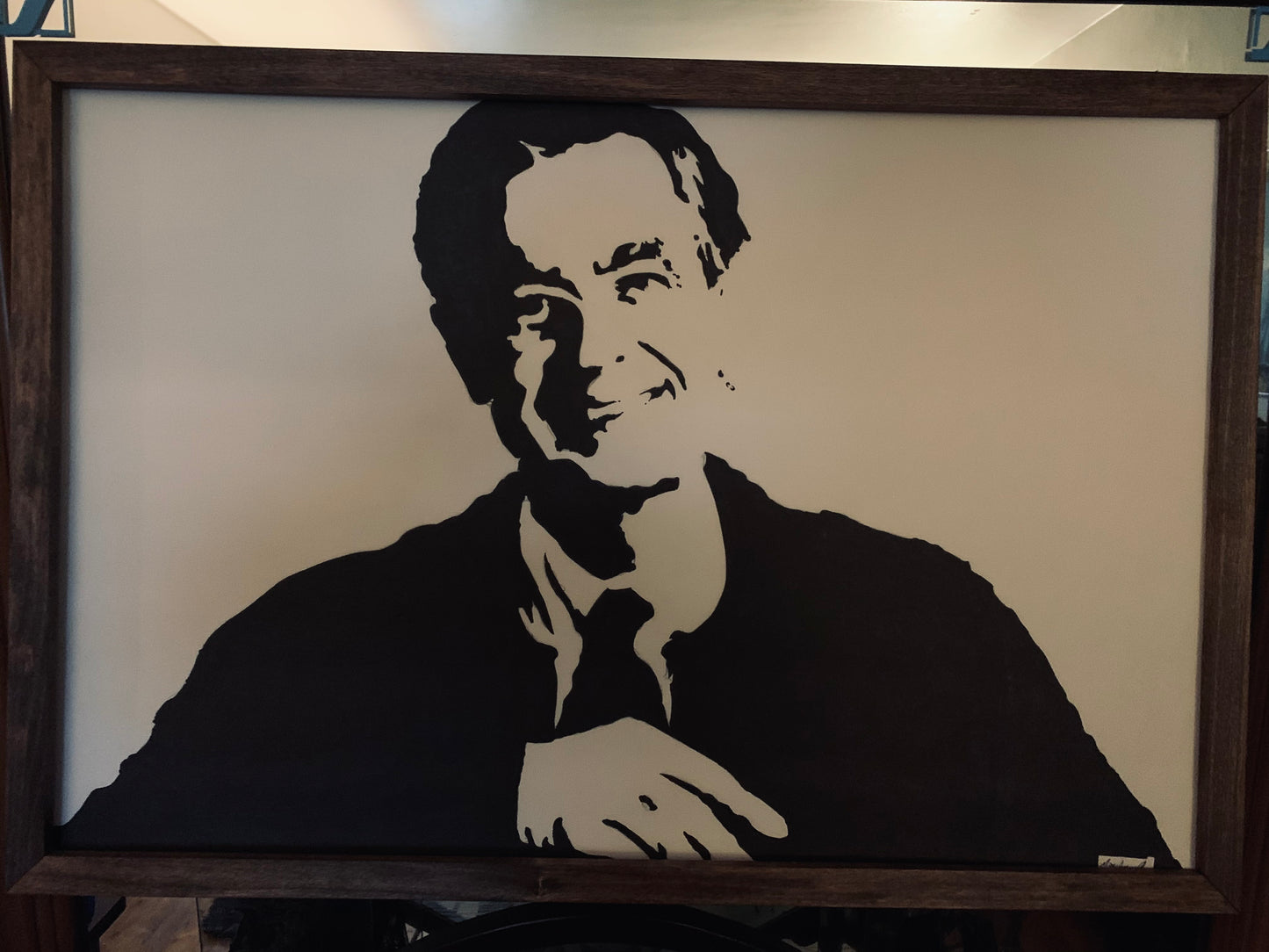 Mister Rogers icon painting. Rare 1 of 1