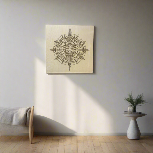 “Inner Wanderer” laser Engraved Wall Decor